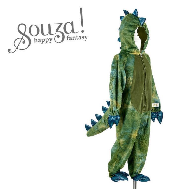 Souza! Kostium kombinezon kigurumi zielony dinozaur Tyranozaur 3-4 lata