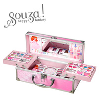Souza! Rozkładana walizka z kosmetykami do makijażu z lusterkiem dla dzieci zestaw 37 el. Księżniczka