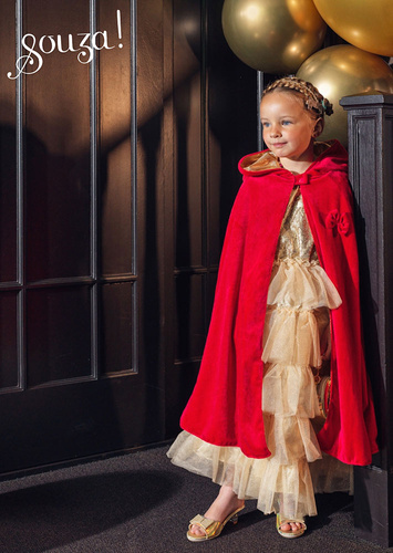 Souza! Kostium peleryna dwustronna Czerwony Kapturek 4-7 lat