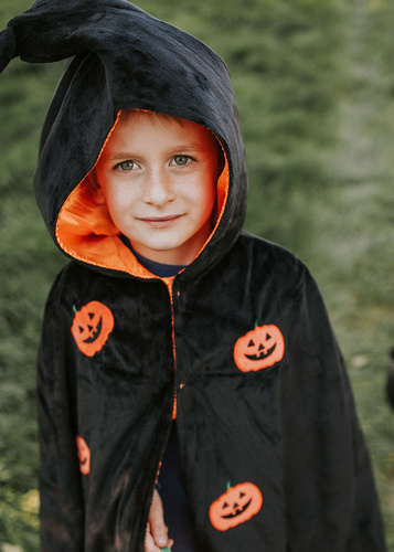 Souza! Peleryna na Halloween kostium dynia 4-8 lat