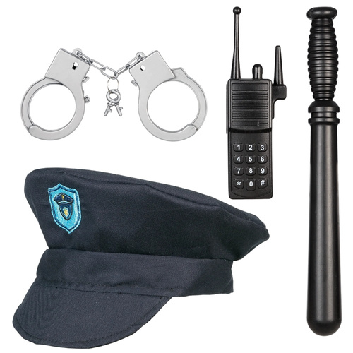 Souza! Kostium policjanta z czapką i akcesoriami 4-7 lat